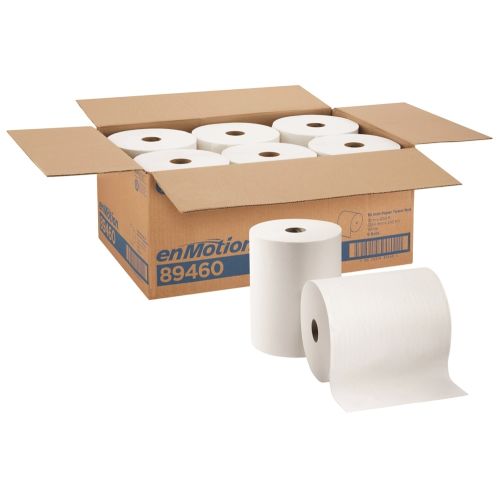 Rollo de Toallas de Papel de 10 in enMotion, Blanco, 800 Pies Por Rollo